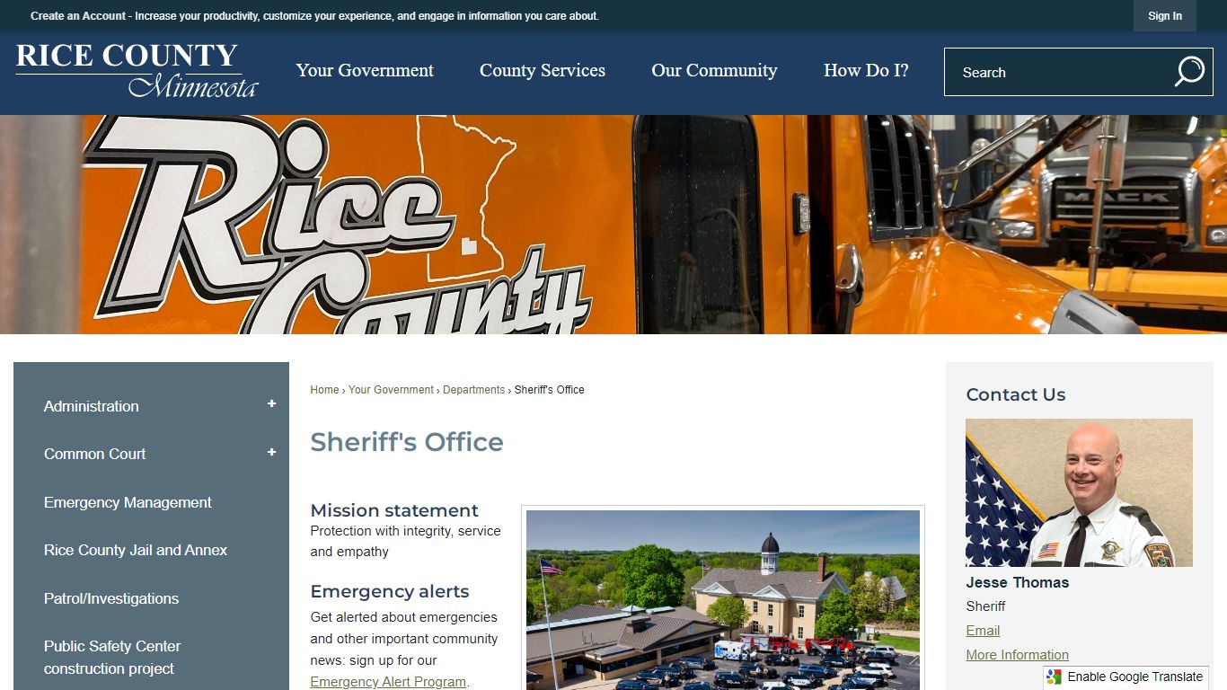 Sheriff 's Office | Rice County, MN
